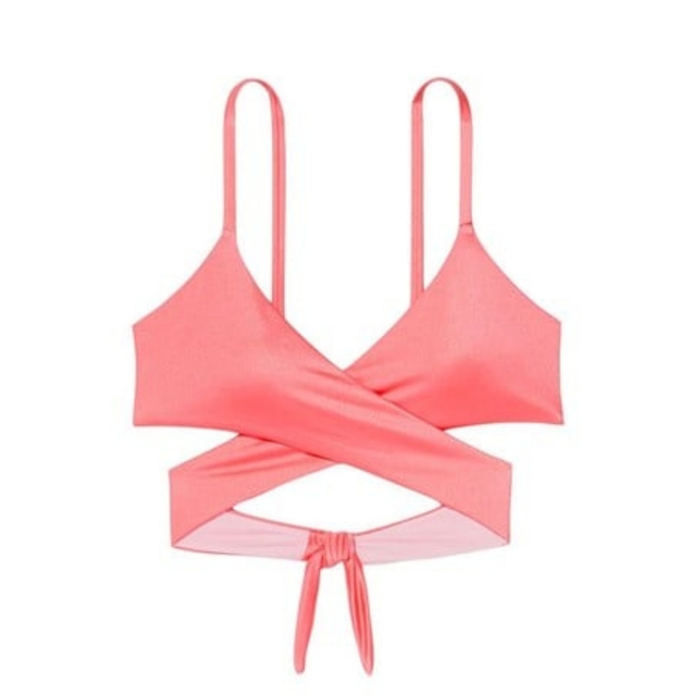 New! VICTORIA'S SECRET- Wrap Around Bikini Top - Picture 2 of 3